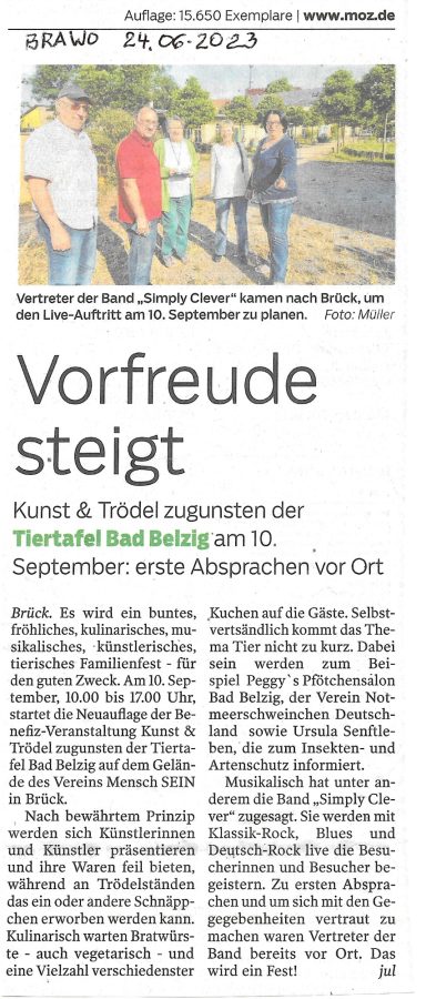 Brawo vom 24.06.2023 Zeitungsartikel aus der Brawo vom 24.06.2023