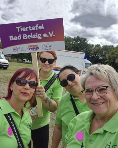 Altstadtsommer Bad Belzig 2025 - wir waren am 30.08.2025 dabei in unseren neuen Vereins-T-Shirts!